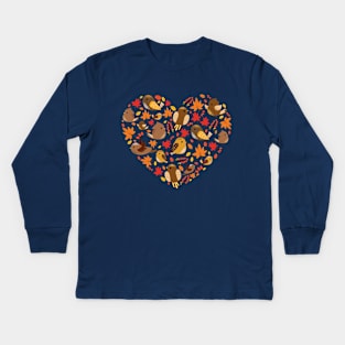 Autumn love Kids Long Sleeve T-Shirt